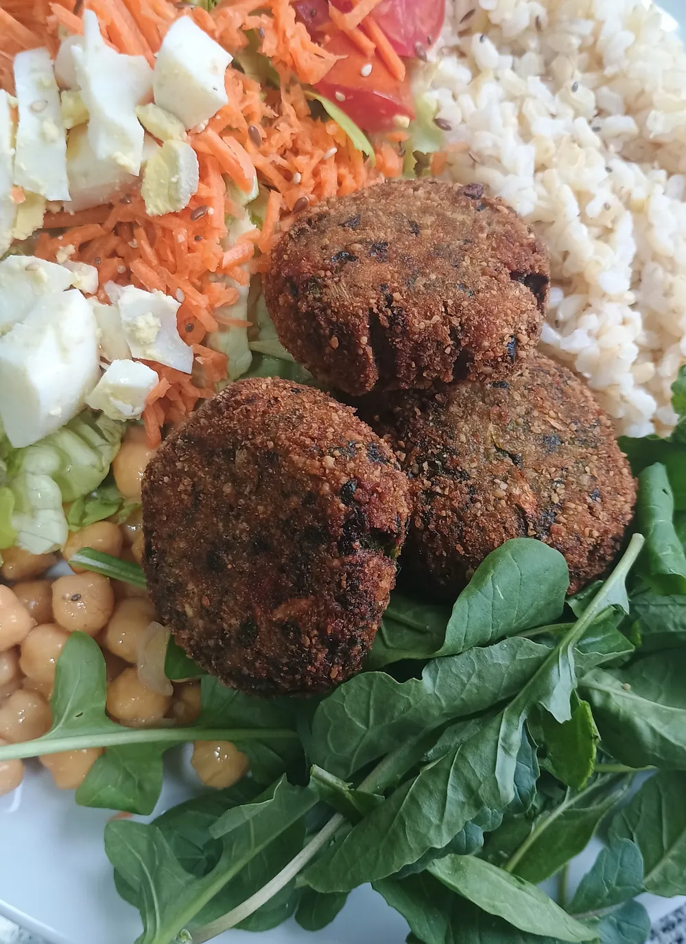 Comida casera recién hecha